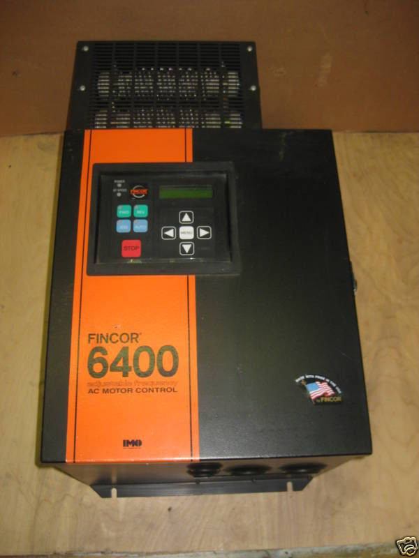 Fincor 6400 6402 5 HP 6402S0053A Adj Freq AC Drive 460V (EBI1452-1)
