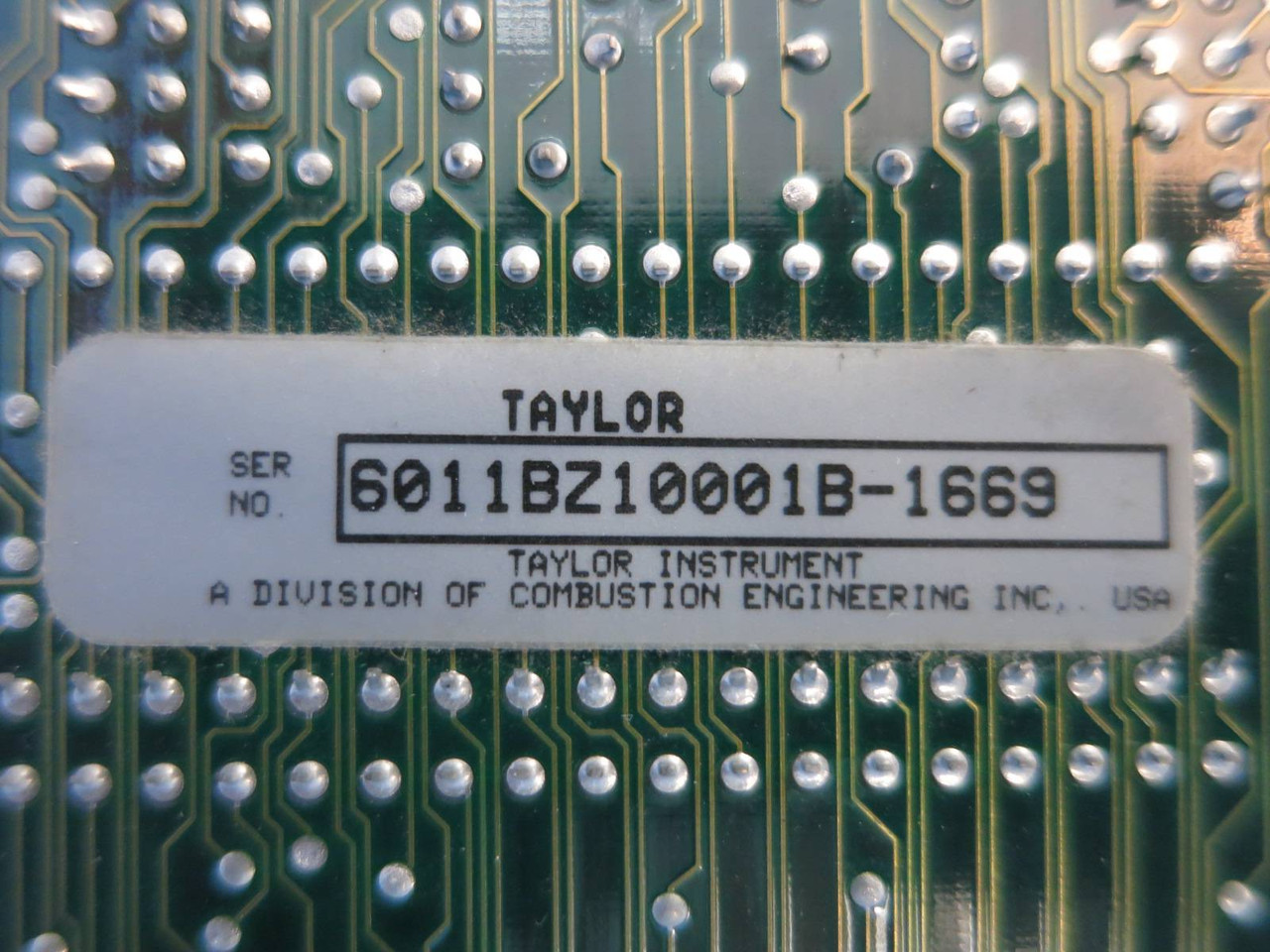 Taylor / ABB 6011BZ1001B-1669 PLC Module Qualogy MC-5217C 815215-02 6011BZ1001 (PM2175-1)