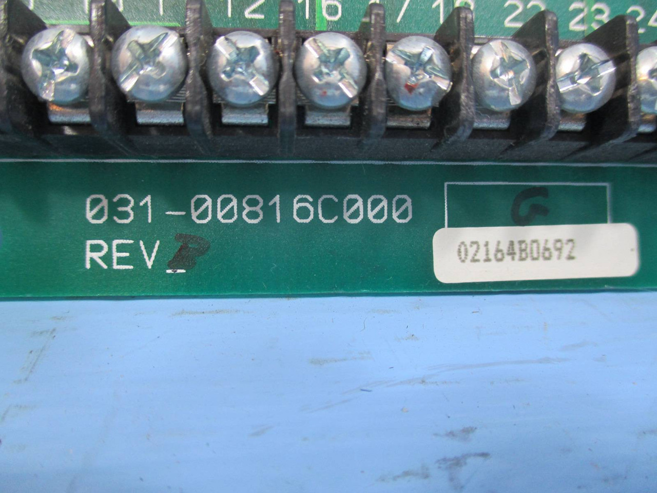 York 031-00816C000 Rev B Front Circuit Board Card Control Chiller CodePak (DW0089-2)