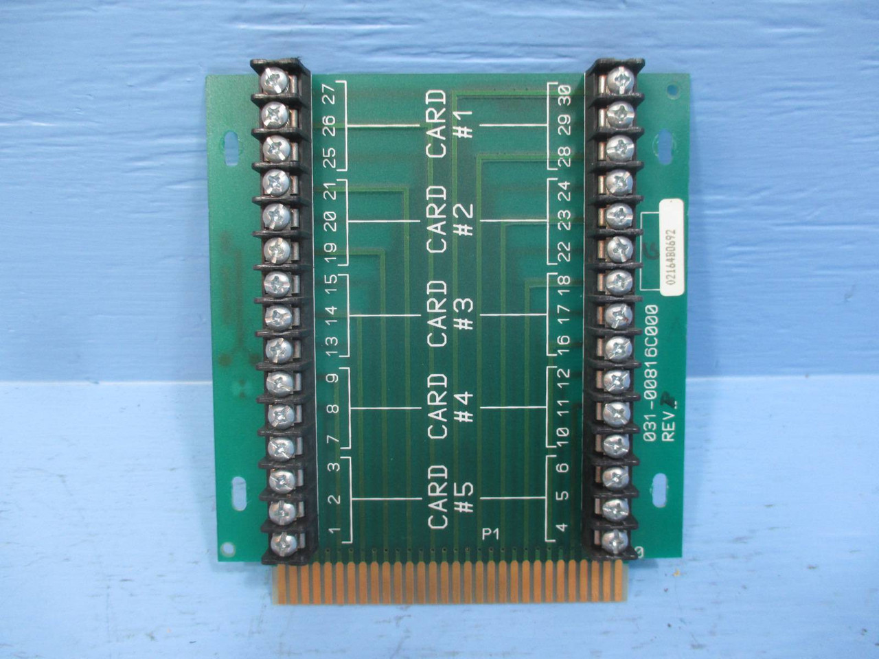 Image of York 031-00816C000 Rev B Front Circuit Board Card Control Chiller CodePak