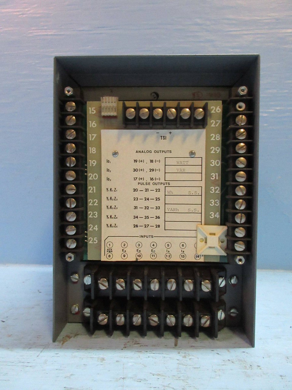 Scientific Columbus 312P-10-R-DD JEM Watthour / Varhour Demand Meter .08333 (TK2518-2)