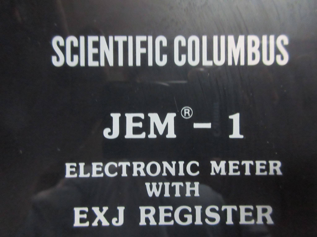 Scientific Columbus J1-312P-J JEM-1 Electronic Watthour / Varhour Meter w/ EXJ (TK2517-3)