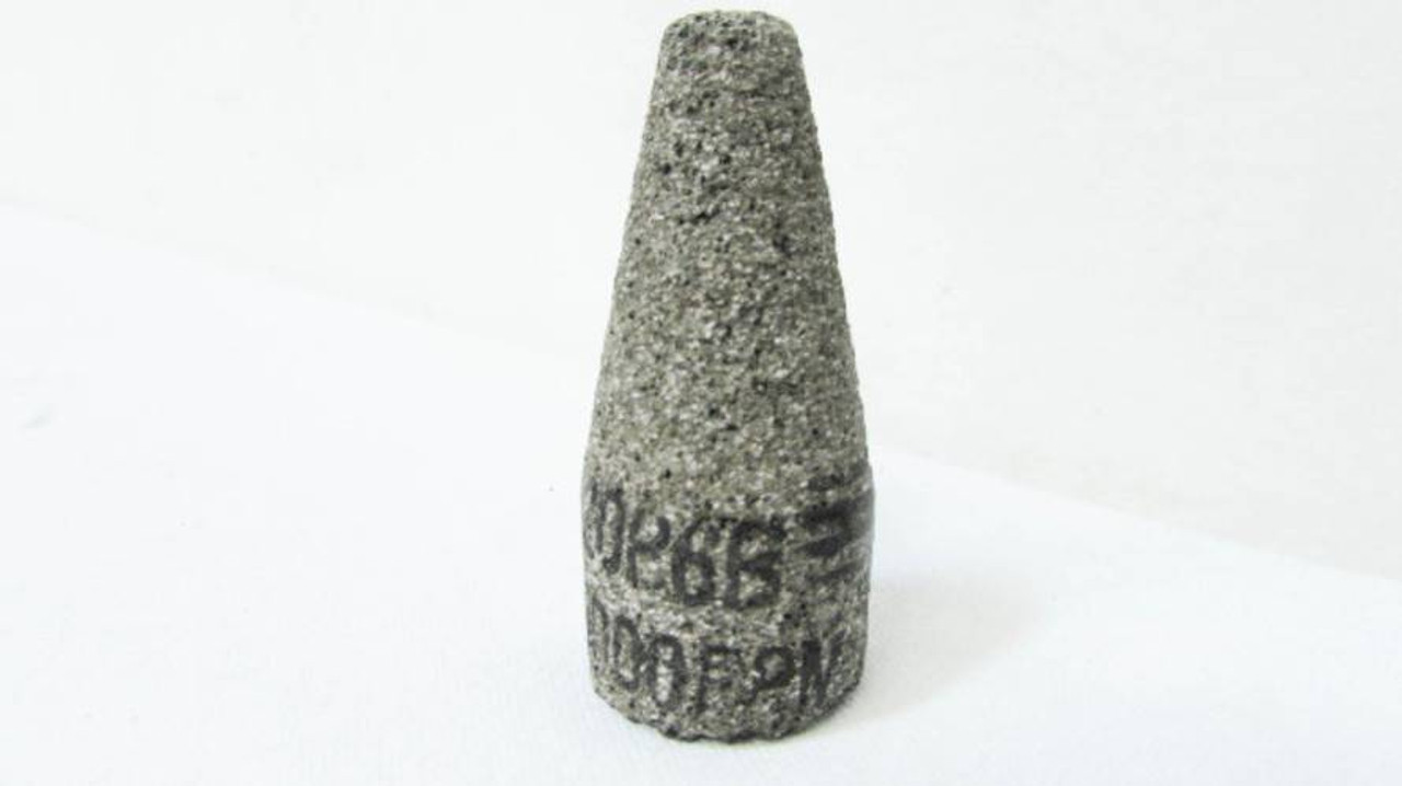 Gulf States 1-1/4" x 3" x 5/8" Box of 175 Type 19R Point Abrasive Grinding Cone (YY0387-16)