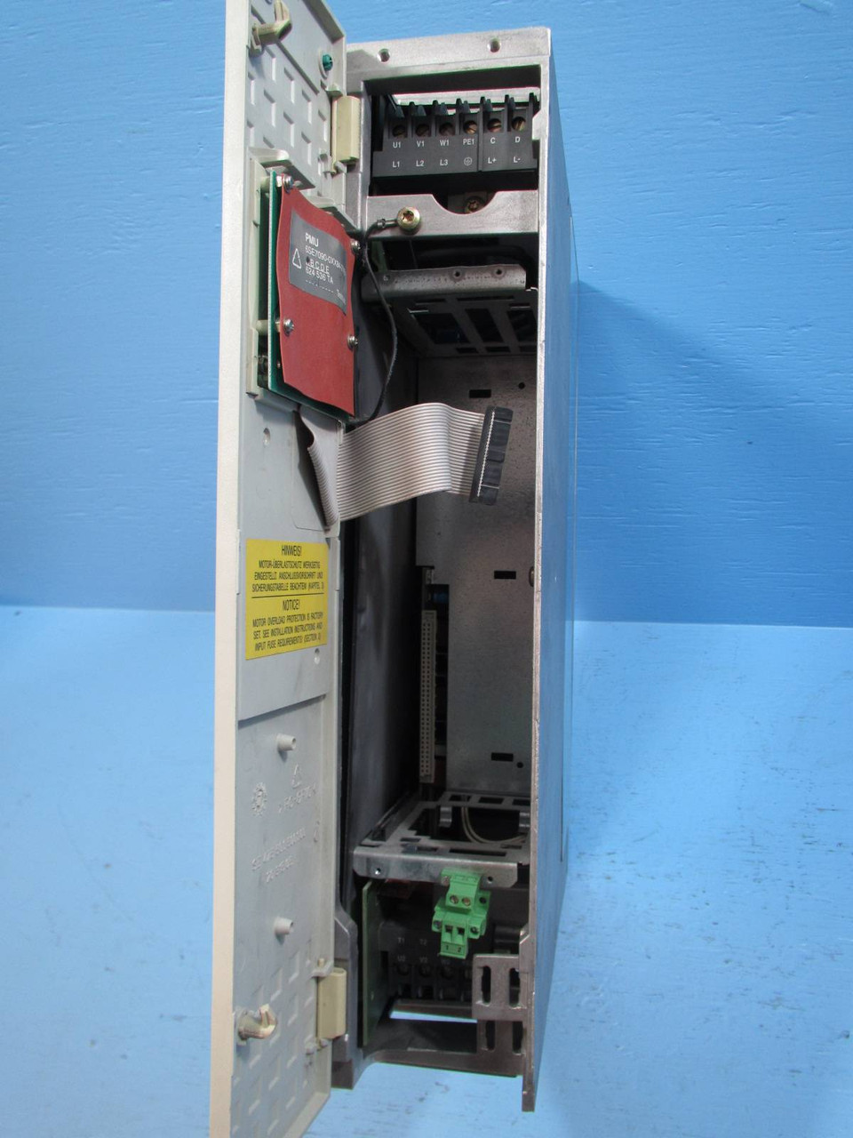 Siemens 6SE7016-1EA30 AC Drive Simovert SC 1P 6SE70161EA30 480 SIMO Power Supply (NP1383-6)