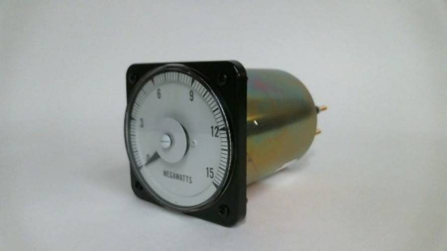 New Yokogawa 103221ARBU7B 120V 5A 60 Hz Scale: 0-15 Megawatts Watt Meter NIB (YY3287-1)