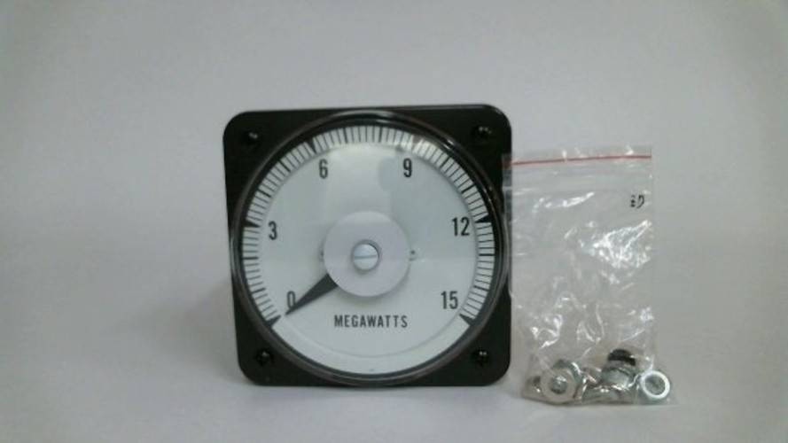 New Yokogawa 103221ARBU7B 120V 5A 60 Hz Scale: 0-15 Megawatts Watt Meter NIB (YY3287-1)