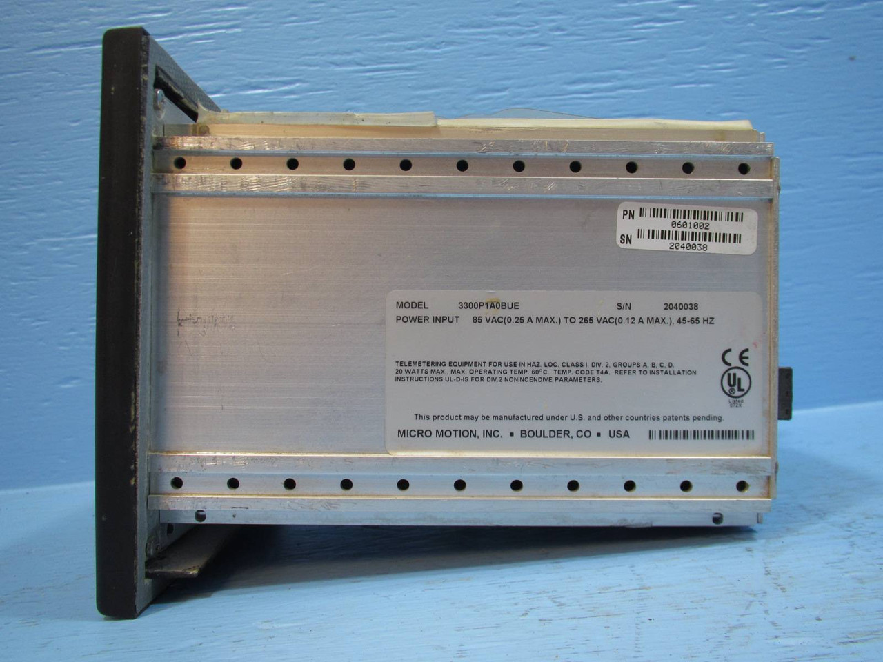 Micro Motion 3300P1A0BUE Integrated Transmitter Controller 3300 85V/265V (NP1389-1)