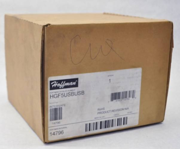 New Hoffman HGF5USBUSB Data Interface Dual USB NIB (YY3579-1)