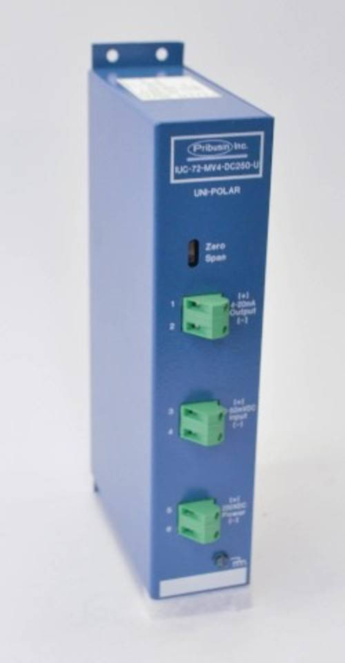 Image of New Pribusin IUC-72-MV4-DC250-U 250VDC Isolated Signal Conditioner