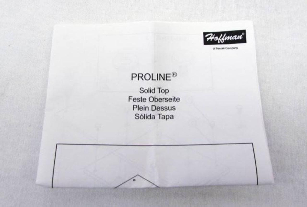 New Hoffman PT66 Solid Top Lid Cover with Gasket Steel Gray 600 x 600mm NIB (YY3188-3)