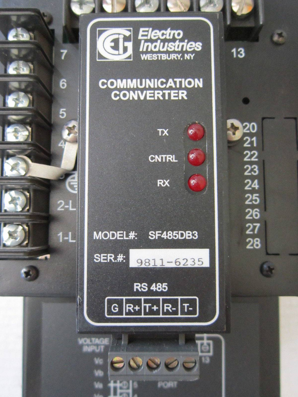 Electro Industries/Gauge Tech Power Transducer CPU1000 FDSP3 SF485DB3 converter (EBI1235-41)