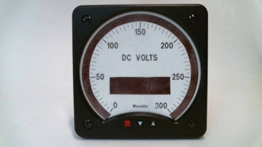 Weschler Instruments BG241 300 Max Scale: 0-300 Voltmeter with External Resistor (YY3684-1)