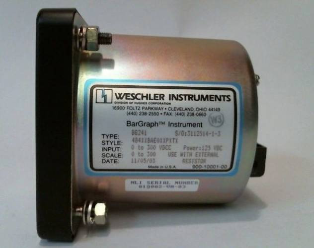 Weschler Instruments BG241 300 Max Scale: 0-300 Voltmeter with External Resistor (YY3684-1)