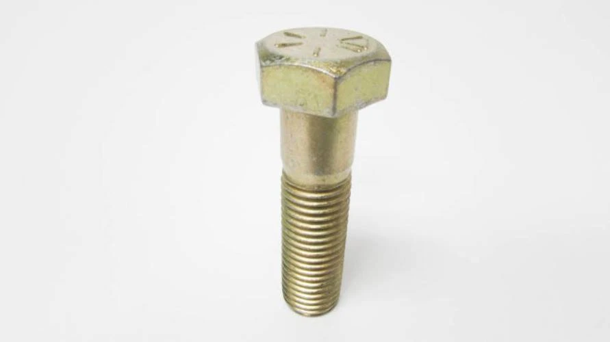Image of New Lot of 20 Fastenal 15416 7/8-9 X 3.25" HCS Hex Cap Screw Wax Yellow Zinc