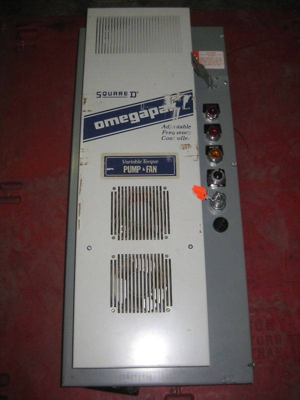 Square D 8804/1BF04P 50HP Omegapak Adjustable Freq Controller 460V 50 HP (EBI4028-1)