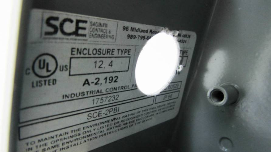 SCE SCE-2PBI Horizontal Start/Stop Push Button Enclosure 5.75"x 3.25" x 3" (YY0899-6)