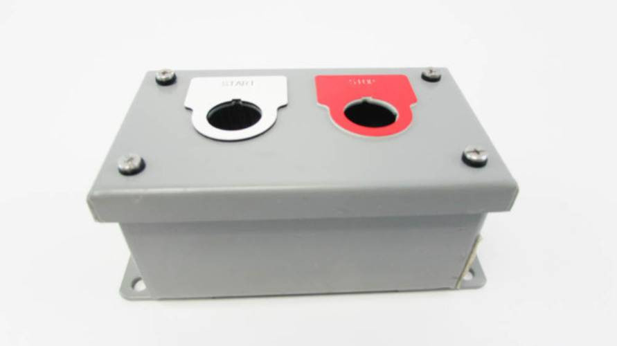 SCE SCE-2PBI Horizontal Start/Stop Push Button Enclosure 5.75"x 3.25" x 3" (YY0899-6)