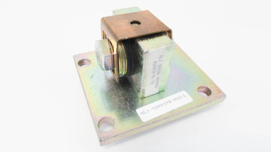 Image of GE 568B378G1 Left Buffer AKR Circuit Breaker Mounting Bracket NEW