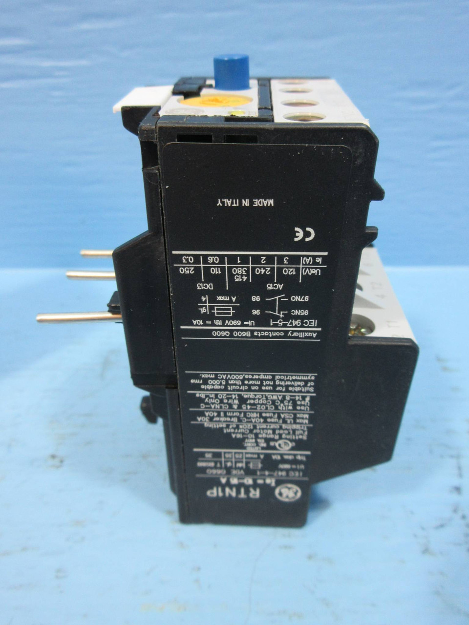 Lot of 3 GE RTN1P 10-16A 120V Direct Mount Reset Overload Relay NEW LOT OF 3 NIB (YY0776-77)