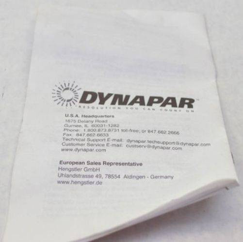 New Dynapar H22006011002X57 Encoder NIB (YY3766-2)