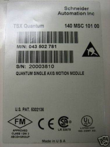 Modicon 140-MSC-101-00 Single Axis 140MSC10100 (EBI2946-13)