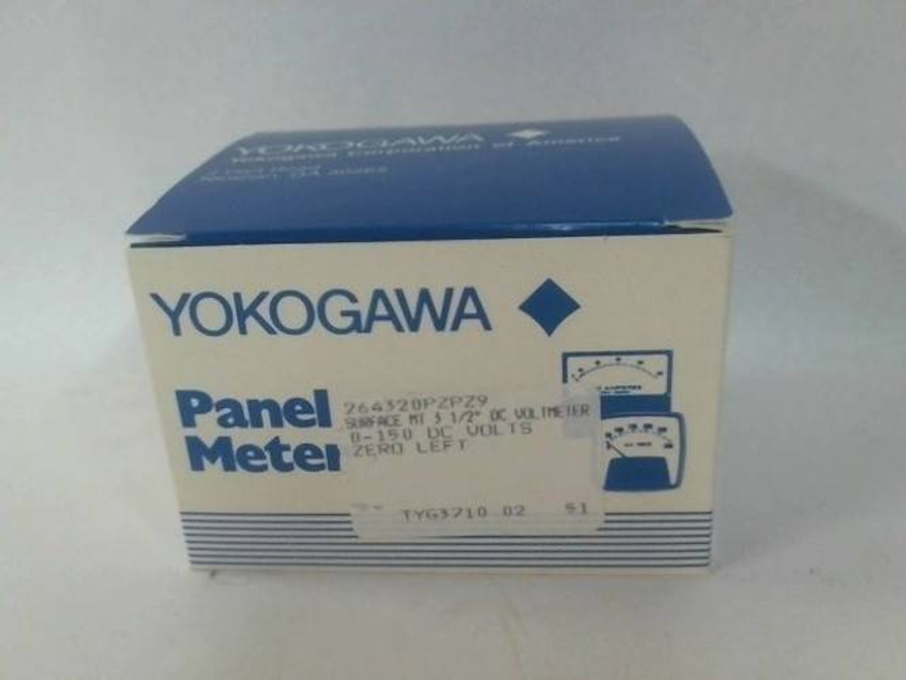 New Yokogawa 264320PZPZ9 0-150 VDC Voltmeter NIB (YY2070-3)
