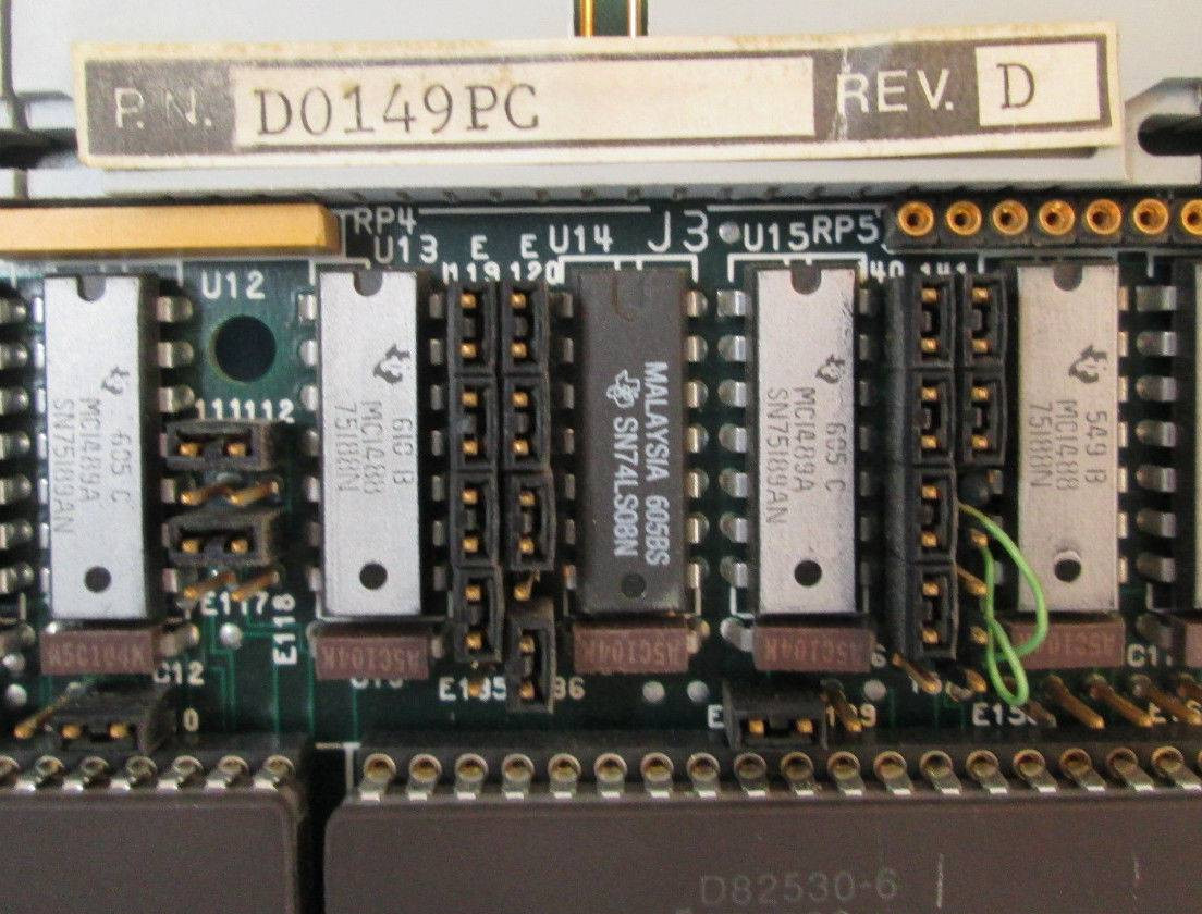 Foxboro D0149PC Rev D PBA 146427-002 Board Module PLC Intel Measurex Honeywell (EBI1522-1)
