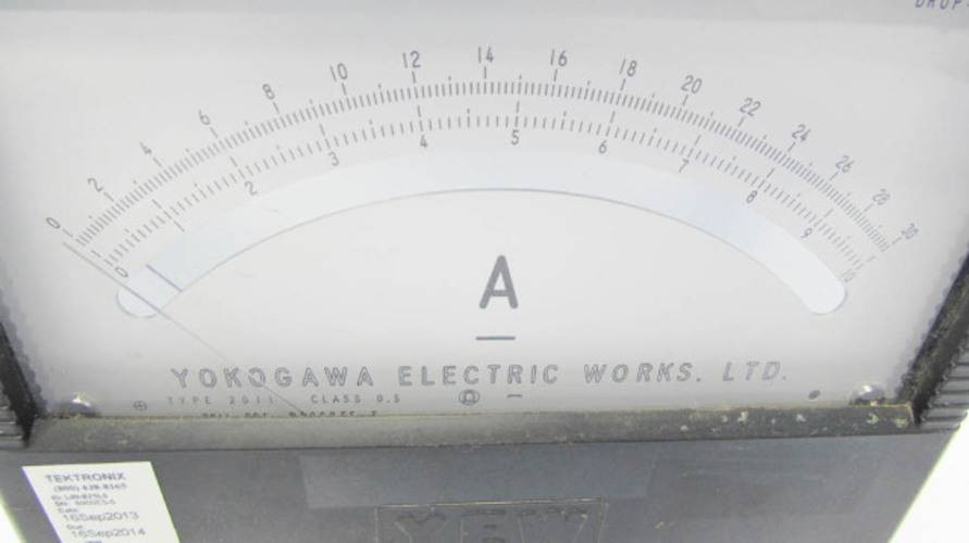 Yokogawa 2011 No. 04863S DC Ammeter 2011-SGS B9000ES-S 50mV Drop (YY3267-1)