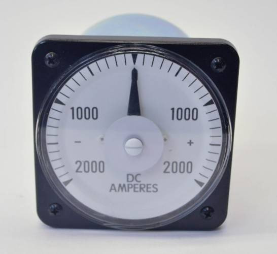 New Weschler Instruments 103-122-ABTM DC Ammeter Scale +/-2000 Type AB-16 (YY3428-1)