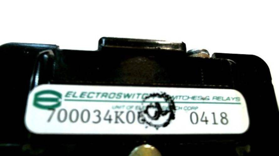 Electroswitch 700034K06 30 Amp 600Vac 4 Position Rotary Auxiliary Switch 30A (YY3447-1)