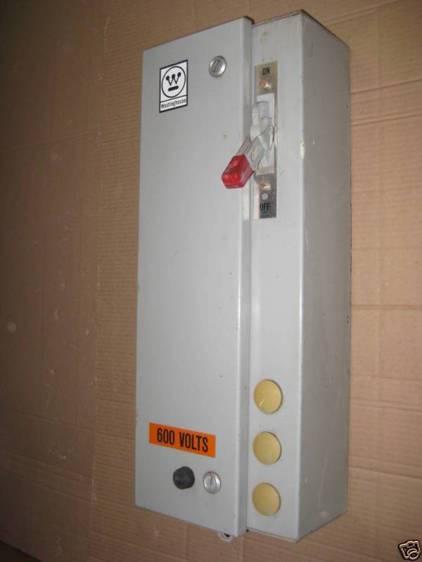 Image of Westinghouse 30A Fusible Size 1 Starter Combination Combo Box 30 Amp A200M1CAC