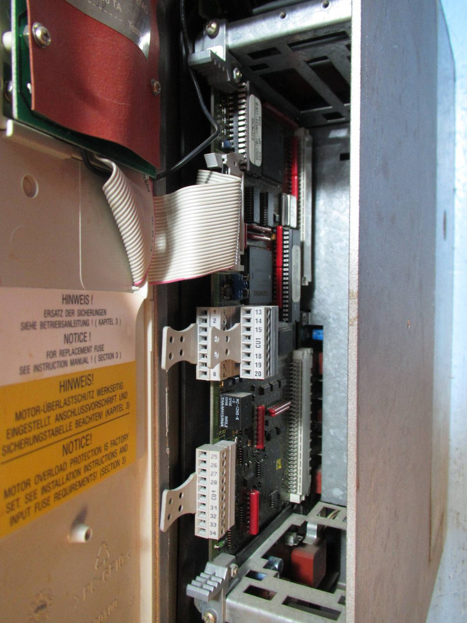 Siemens 6SE7016-1EA11 AC Drive Simovert SC 1P 6SE70161EA11 480 SIMO CU1 (NP1565-1)