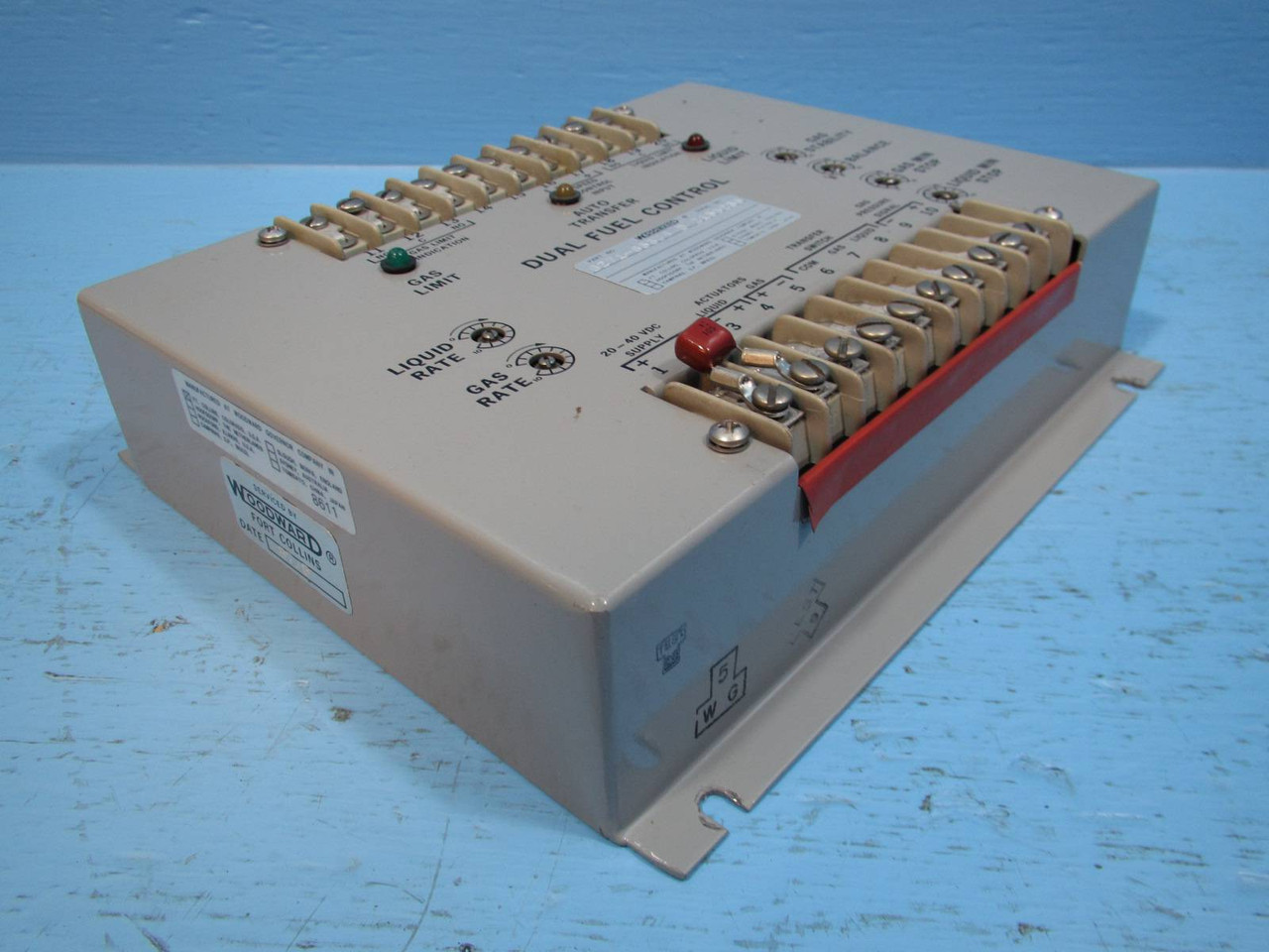 Woodward 8271-853US D Dual Fuel Control 8271-853 US 8271853USD Controller Module (NP1575-1)