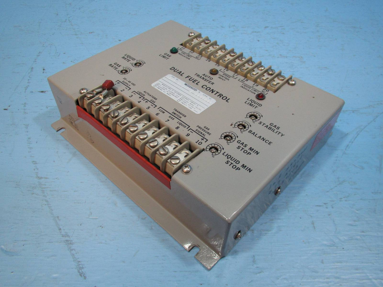 Woodward 8271-853US D Dual Fuel Control 8271-853 US 8271853USD Controller Module (NP1575-1)