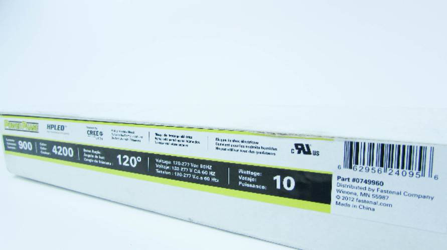 Power Phase 0749960 New 10 Watt HPLED 2' T8 4200K 120 Degree Beam Angle Lamp NIB (YY0872-5)