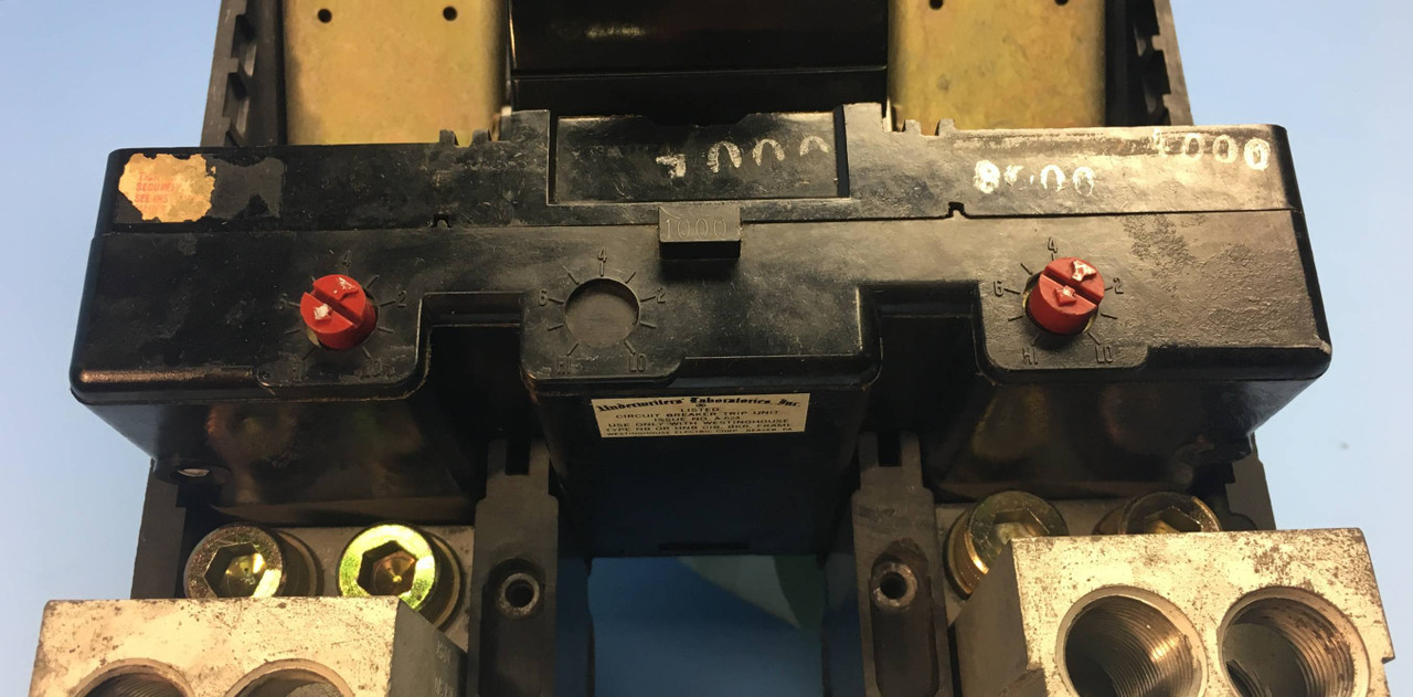 Westinghouse NB21000F 1000A 2 Pole Circuit Breaker w/ 1000 Amp Trip NB21200F 2P (EM1979-1)