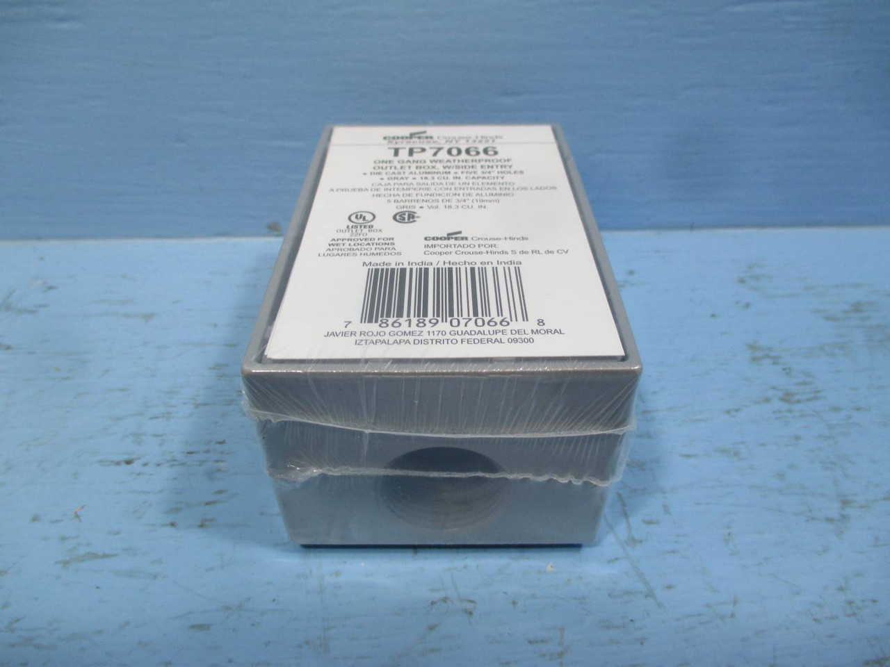 Cooper Crouse Hinds TP7066 One Gang Weatherproof Outlet Box NEW (LOT OF 50) NIB (DW0165-4)