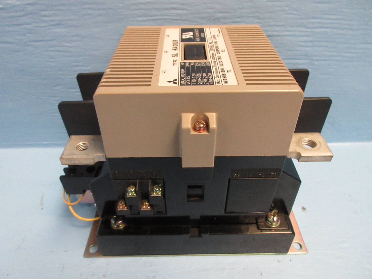 Mitsubishi SL-K400UR Motor Contactor 400 Amp 600V 300HP 200-240V Coil 3PH 400A (TK2586-1)