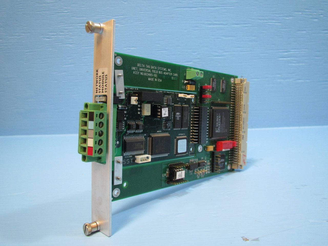 Delta Tau UNET 603485-101 Universal Field Bus Adapter Card PLC Module Comm NET (NP1669-1)