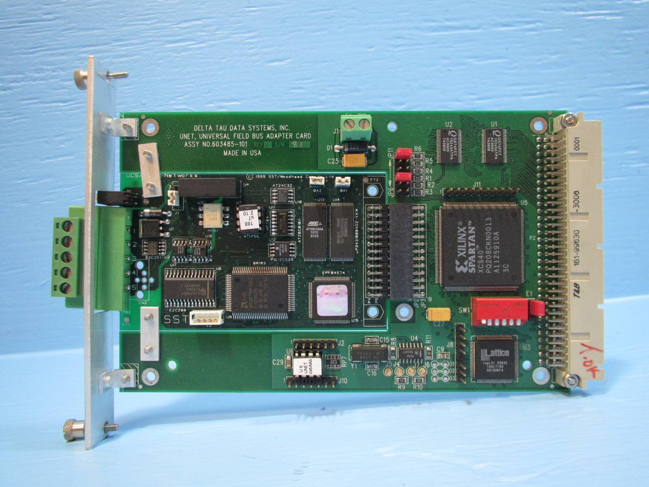 Delta Tau UNET 603485-101 Universal Field Bus Adapter Card PLC Module Comm NET (NP1669-1)