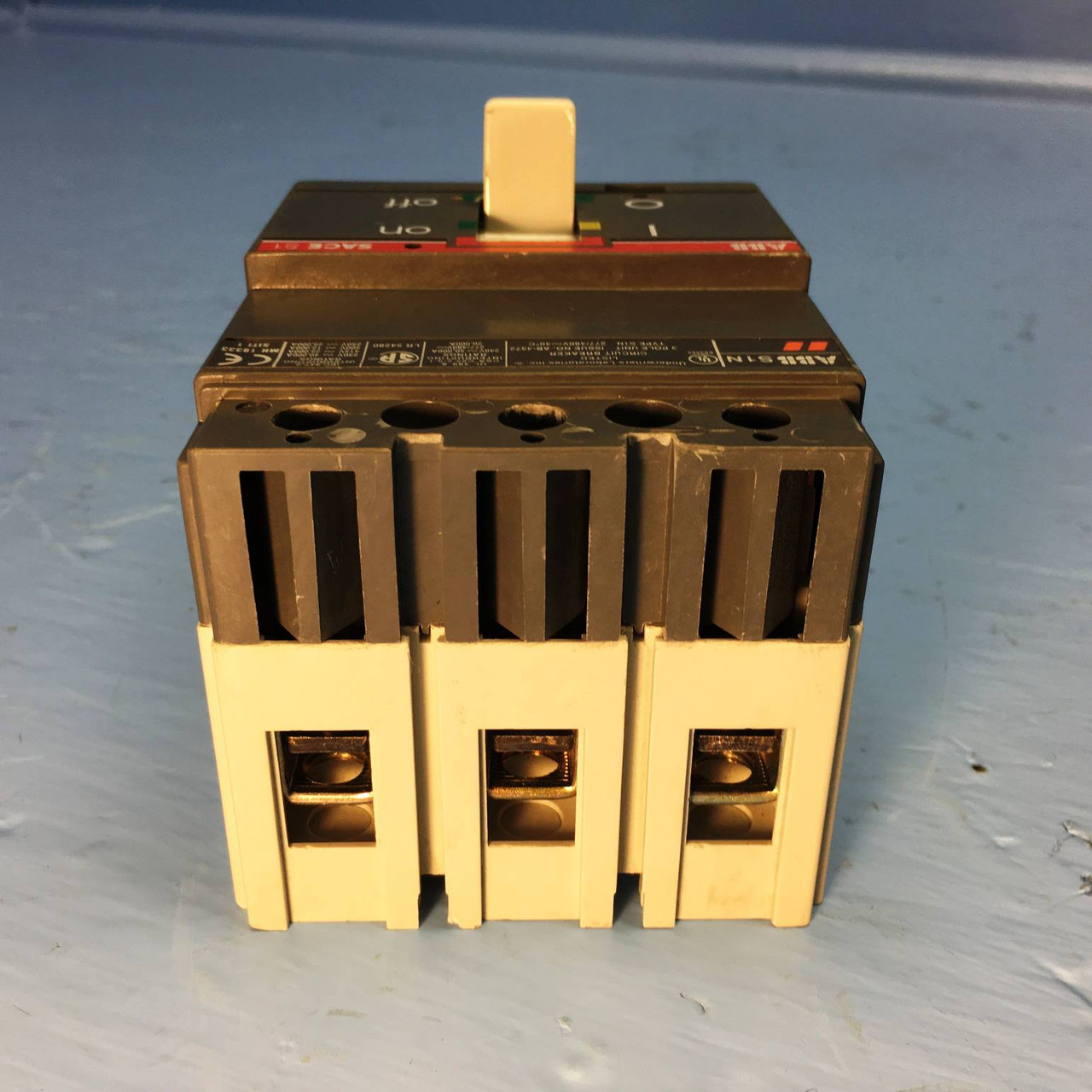 ABB SACE S1 S1N070TL Type S1N 70A Circuit Breaker 277/480V 3 Pole 70 Amp HACR (EM2013-2)