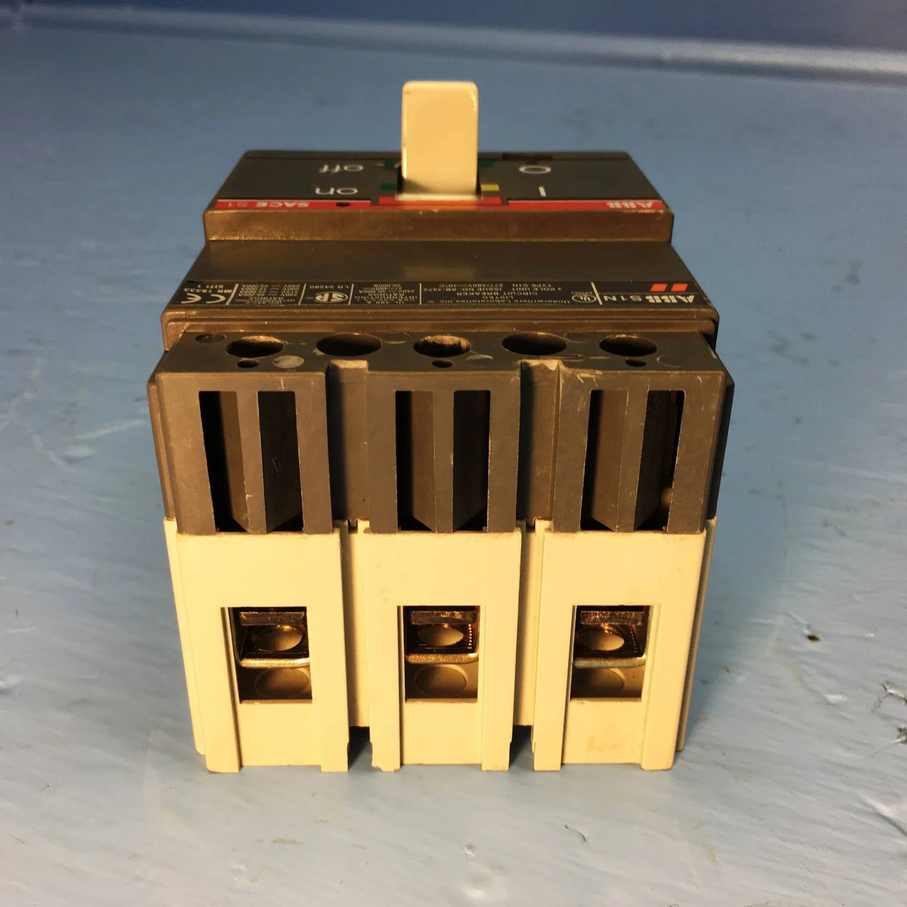 ABB SACE S1 S1N070TL Type S1N 70A Circuit Breaker 277/480V 3 Pole 70 Amp HACR (EM2013-2)