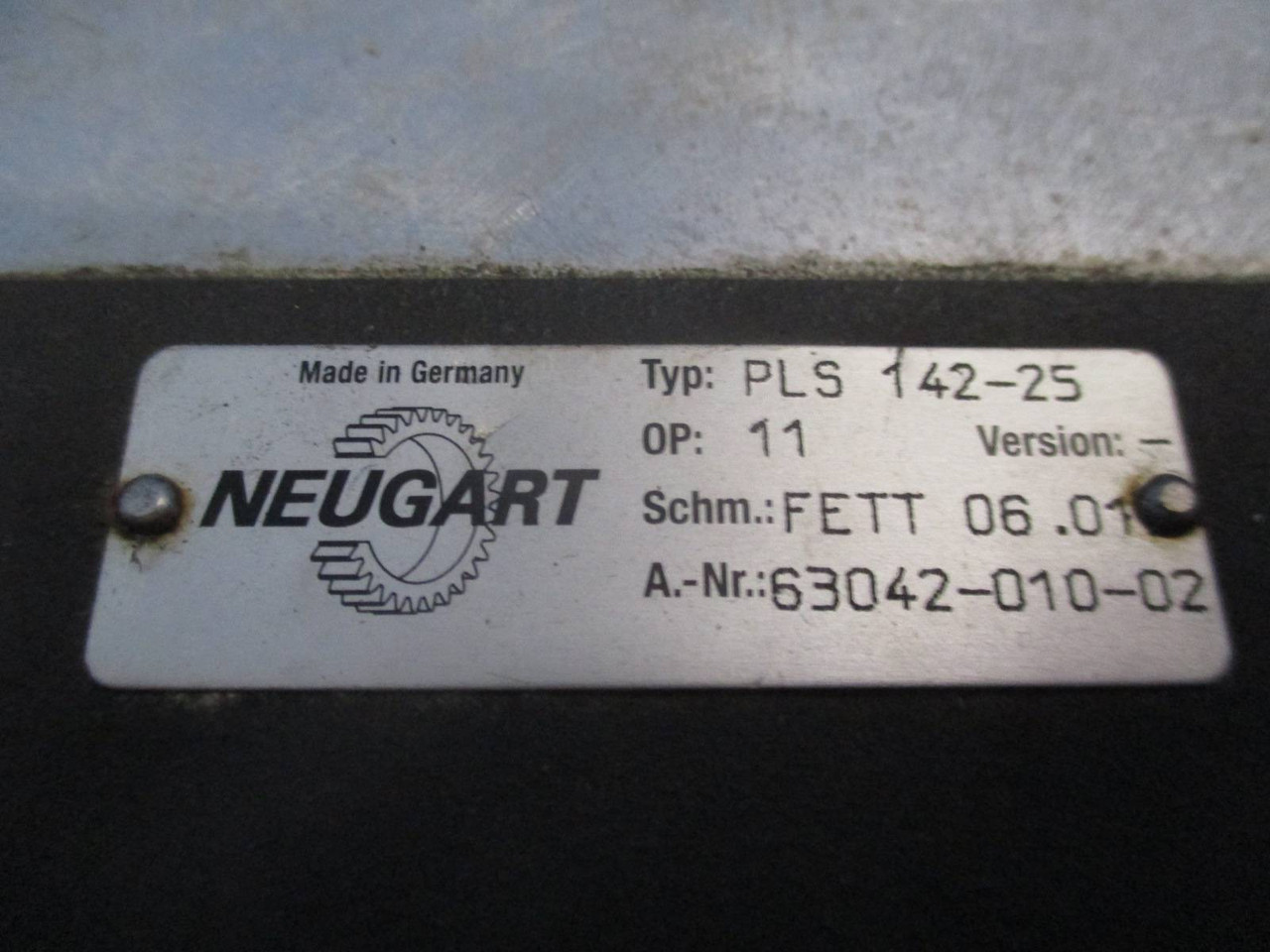 Neugart PLS 142-25 Gearbox Gear Reducer PLS142-25 PLS14225 14225 (DW0210-1)