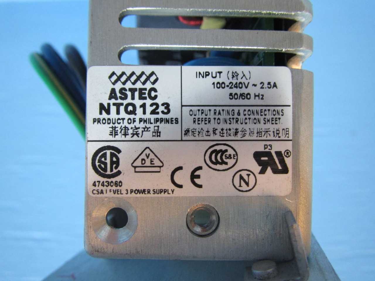 Delta Tau UMAC AC Power Supply NTQ123 PLC Module PS NTQ 123 Astec 06 PMAC (NP1677-1)