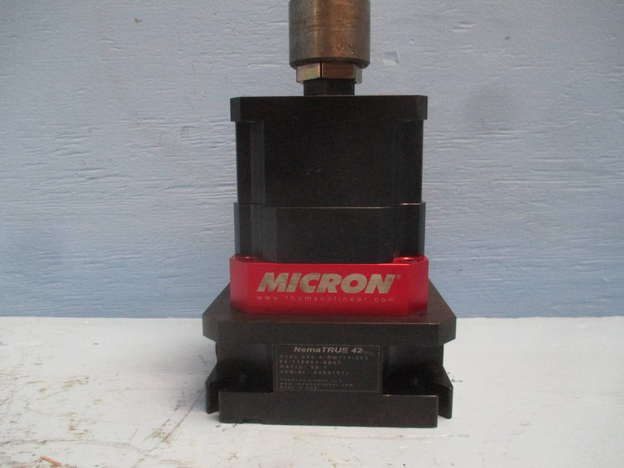 Thomson Linear NT42-050-S-RM115-203 Ratio 50:1 NemaTRUE 42 Gearbox Gear Reducer (DW0212-1)