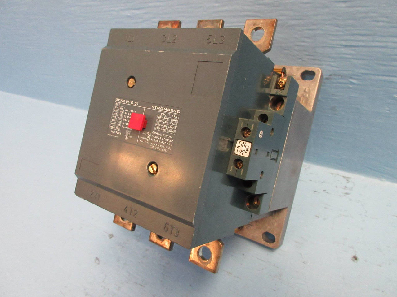 Stromberg OKYM-05G21 Motor Contactor 350 Amp 600V 200HP 125V Coil 350A 200 HP (TK2603-9)
