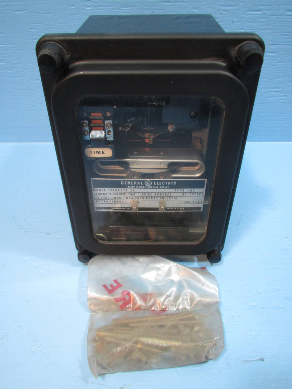 NEW GE 12IAC77A12A Time Overcurrent Relay Inverse 60Hz 6A General Electric IAC (NP1681-1)