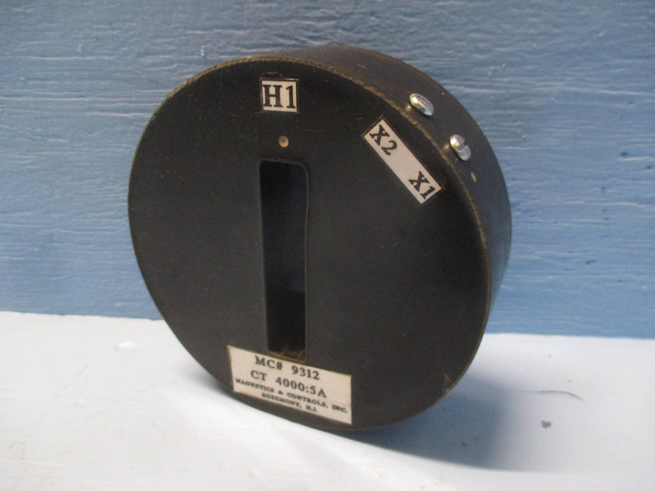 Image of Magnetics and Controls MC# 9312 Current Transformer Ratio 4000:5A CT Magcon