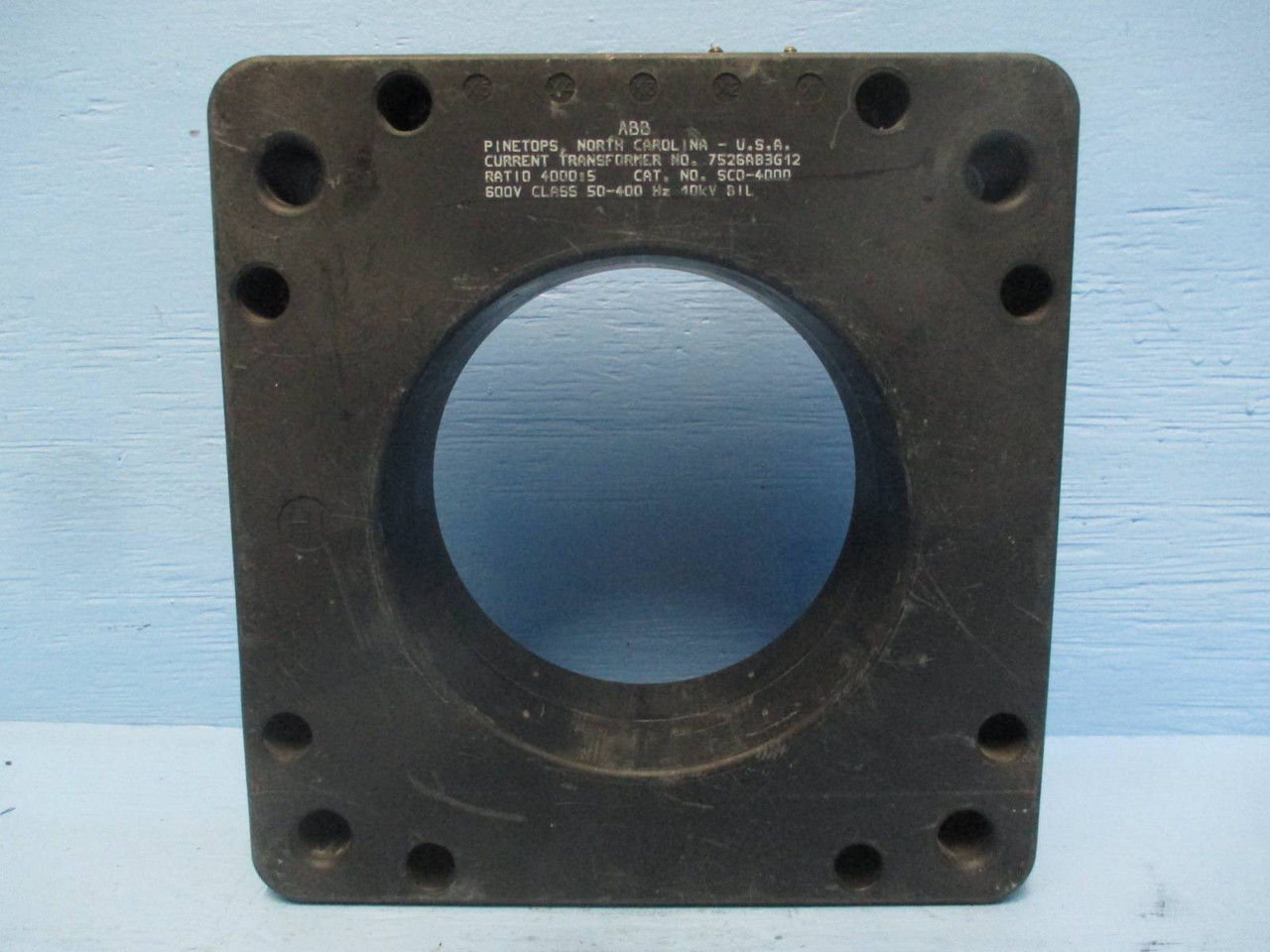 ABB 7526A83G12 Current Transformer SC0-4000 Ratio 4000:5 CT (DW0241-8)