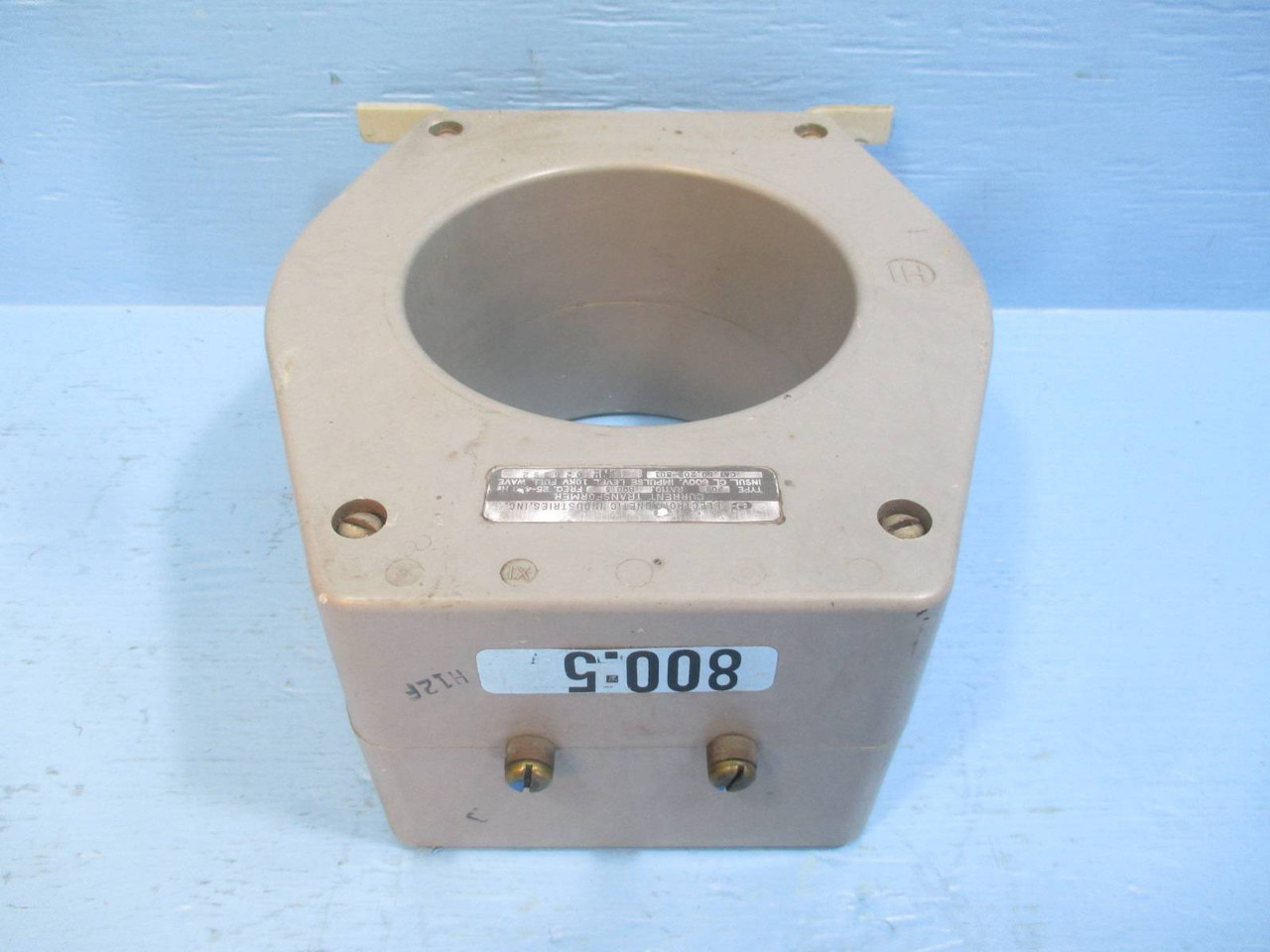 Electromagnetic Industries 203-801 Current Transformer Ratio 800:5 (DW0260-6)